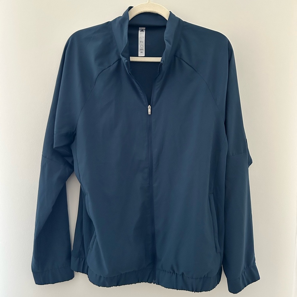 Adidas Blue Lightweight Performance Jacket